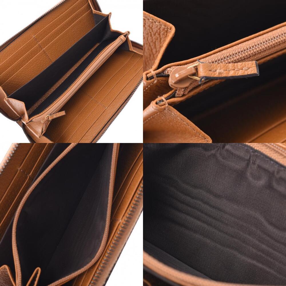 Gucci Mickey Mouse Zip Around Long Wallet Brown Leather - Picture 11 of 12